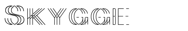 Skygge font