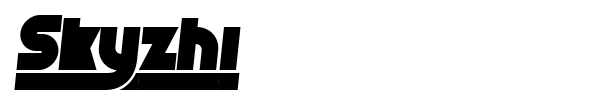 Skyzhi font
