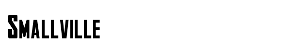 Smallville font