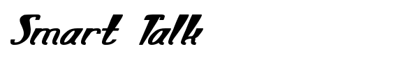 Smart Talk font