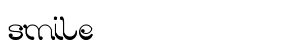 Smile font