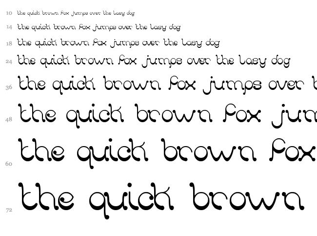 Smile font waterfall
