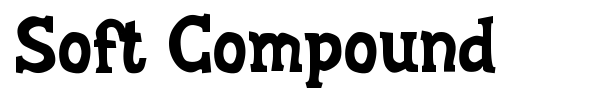 Soft Compound font