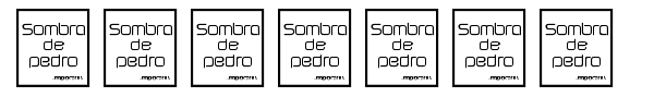 Sombras font