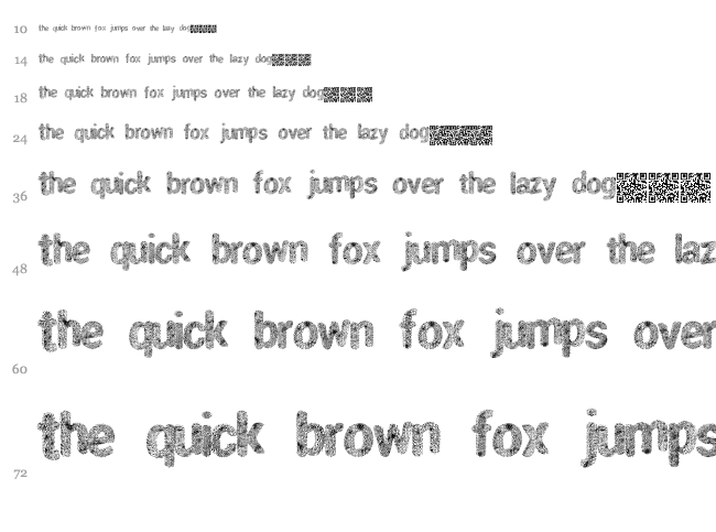 Special Third font waterfall