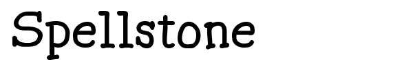 Spellstone font