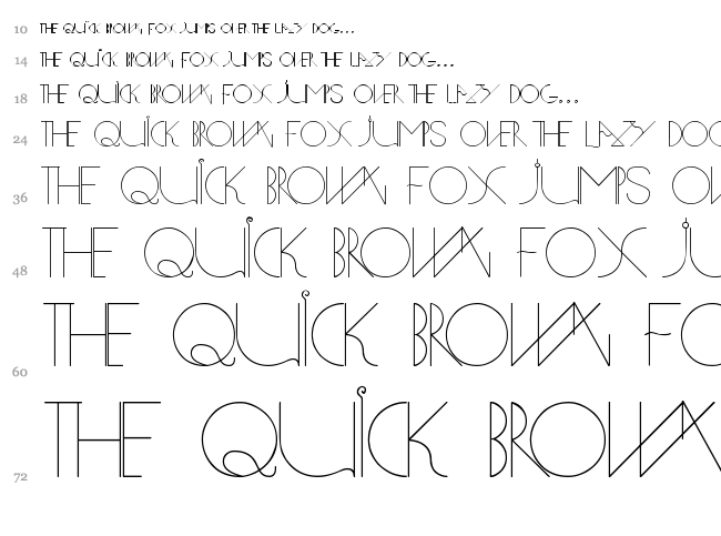 Spike font waterfall