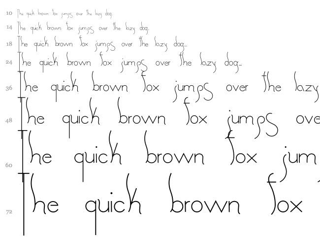 Spirituality font waterfall