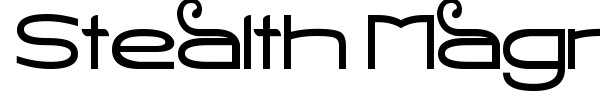Stealth Magnum font