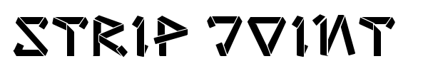 Strip Joint font
