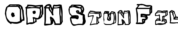 OPN Stun Filla Wenka font