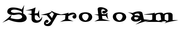 Styrofoam Feelings font