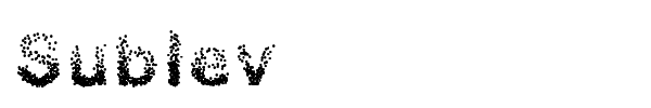 Sublev font