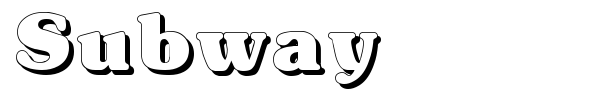 Subway font