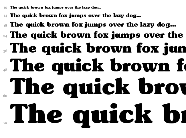 Subway font waterfall