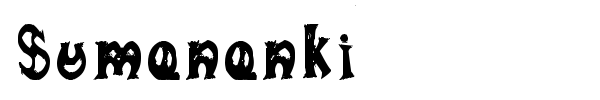 Sumananki font