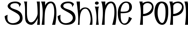 Sunshine Poppy font
