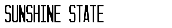 Sunshine State font