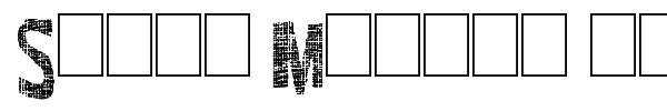 Super Modern black font