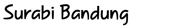 Surabi Bandung font