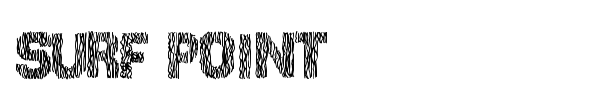 Surf Point font preview