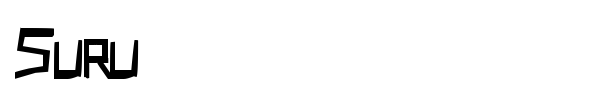 Suru font