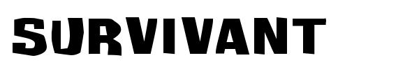 Survivant font