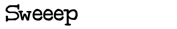 Sweeep font