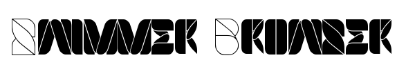 Swimmer Browser font