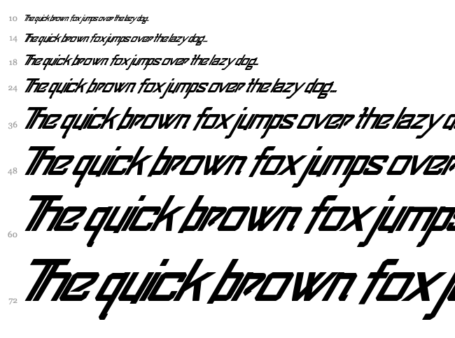 Swingarm Yori font waterfall