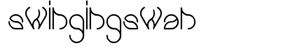 Swingingswan font