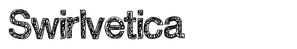 Swirlvetica font preview