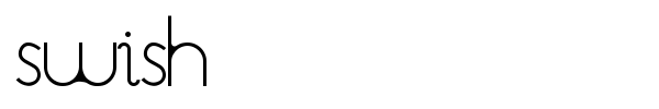 Swish font