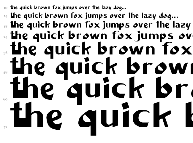 Systema Enc?phale font waterfall