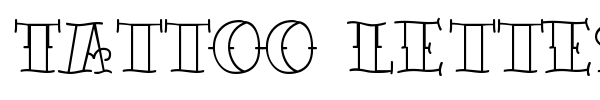 Tattoo Lettering font
