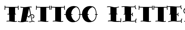 Tattoo Lettering font preview