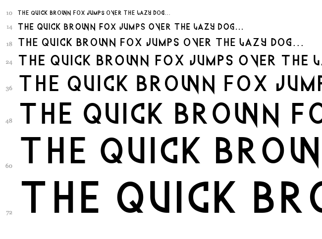 Techno Wanker font waterfall
