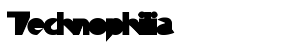 Technophilia font