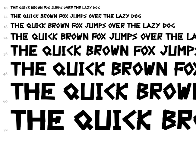 The Day Is My Enemy font waterfall