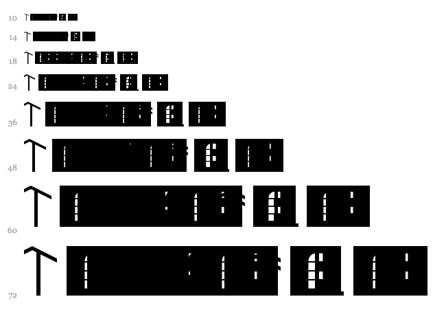 Thor's Mark font waterfall