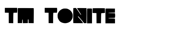 TM Tonite font