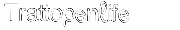 Trattopenlife font