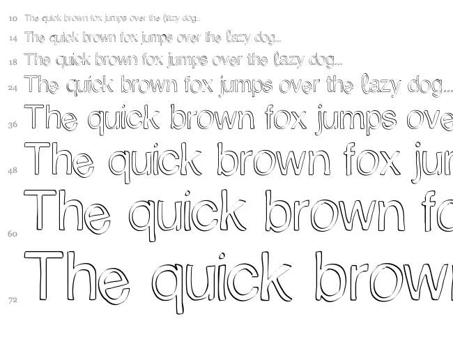 Trattopenlife font waterfall