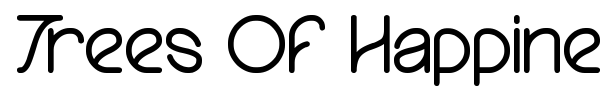 Trees Of Happiness font