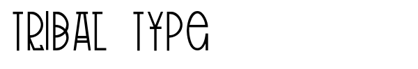 Tribal Type font