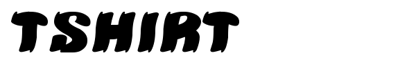 Tshirt font