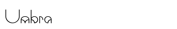 Umbra font