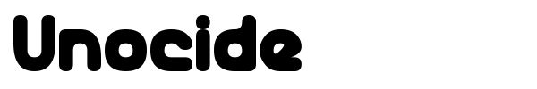 Unocide font