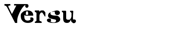 Versu font