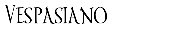 Vespasiano font